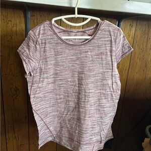Lululemon Women’s Short Sleeve Heathered Tee - Pink